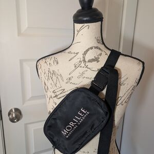 Mori Lee Aero Loft Black Adjustable Strap Crossbody Bag